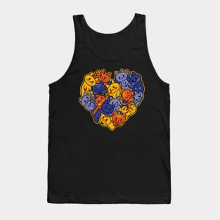 Kitten Heart Cluster Tank Top